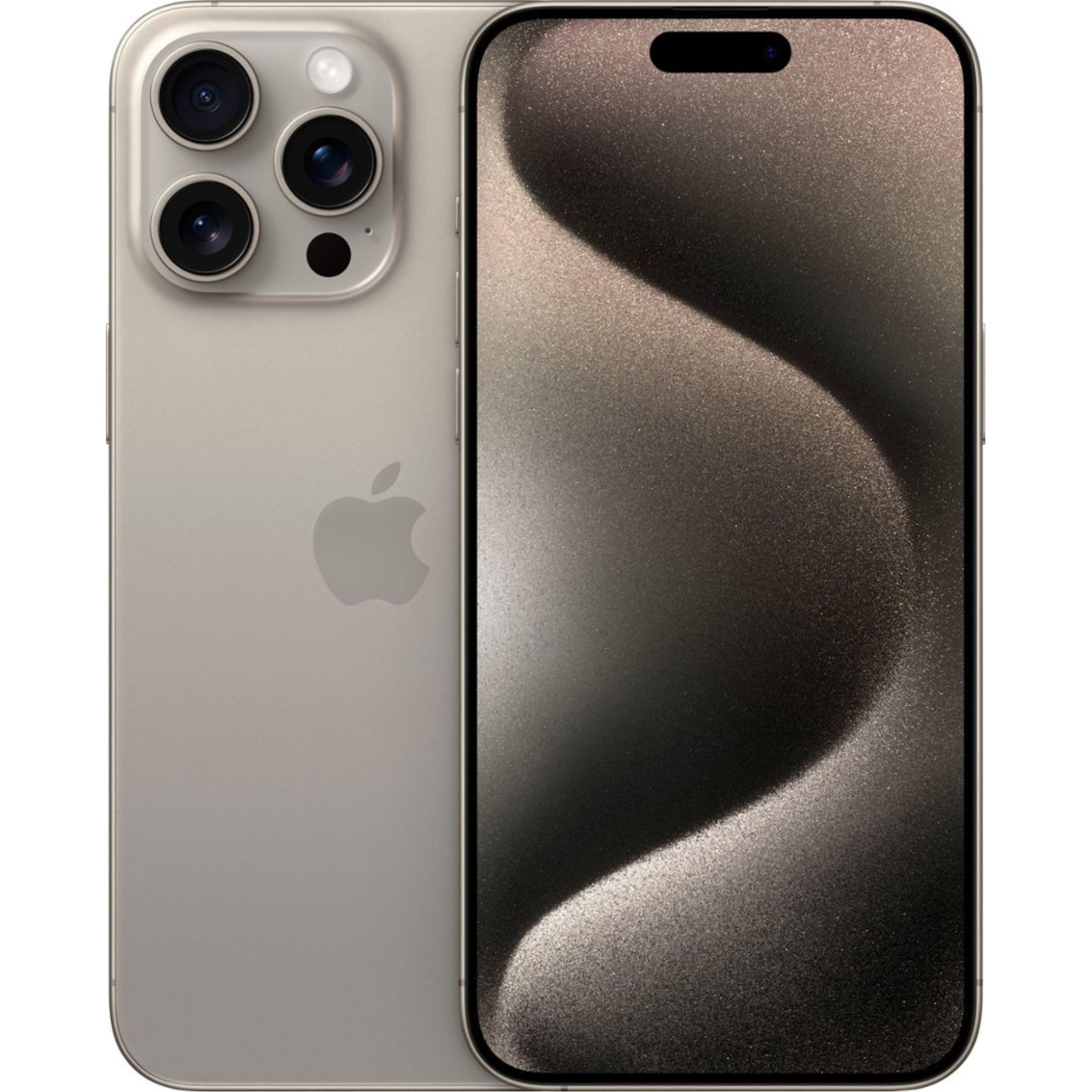 Apple iPhone 15 Pro Max, Natural Titanium, 256 GB, Bun