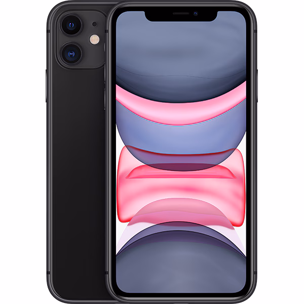 Apple iPhone 11, Black, 128 GB, Bun